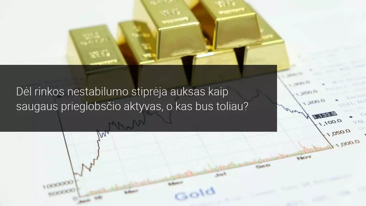 Infliacijos baimė ir silpnas doleris kelia aukštyn auksą
