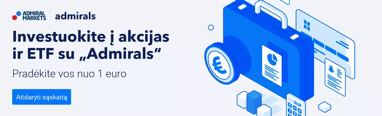 Investuokite su „Admirals“