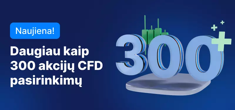 Išplėtėme jūsų JAV akcijų CFD pasirinkimą
