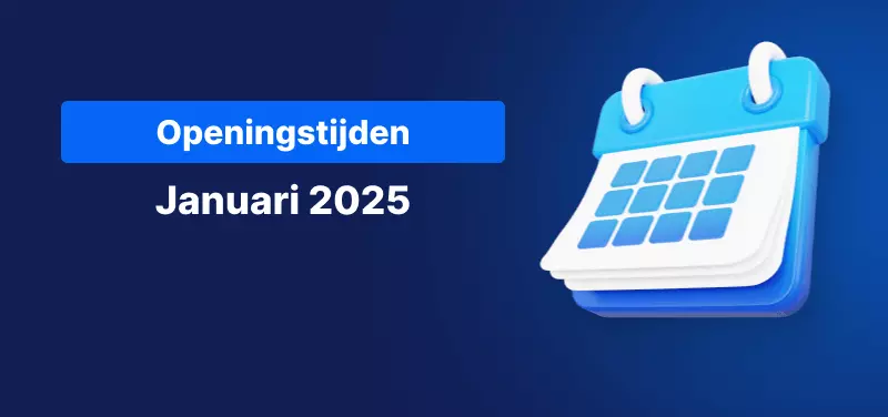 openingstijden januari 2025