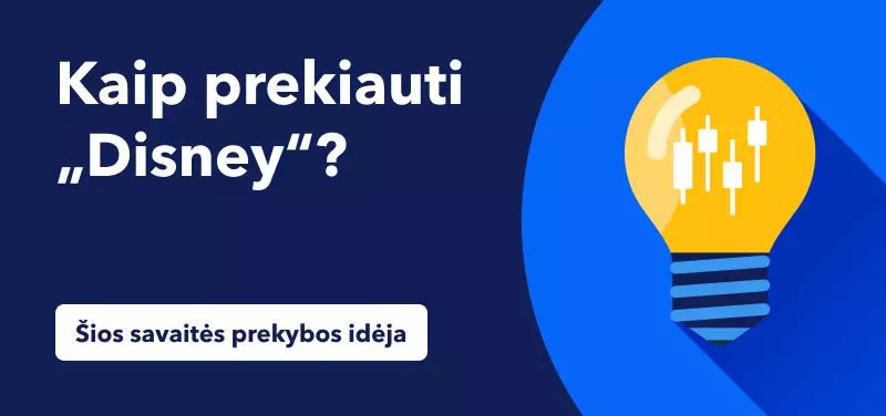 Prekyba „Disney“ akcijomis, šiai bendrovei aplenkus „Netflix“ pagal abonentų skaičių 