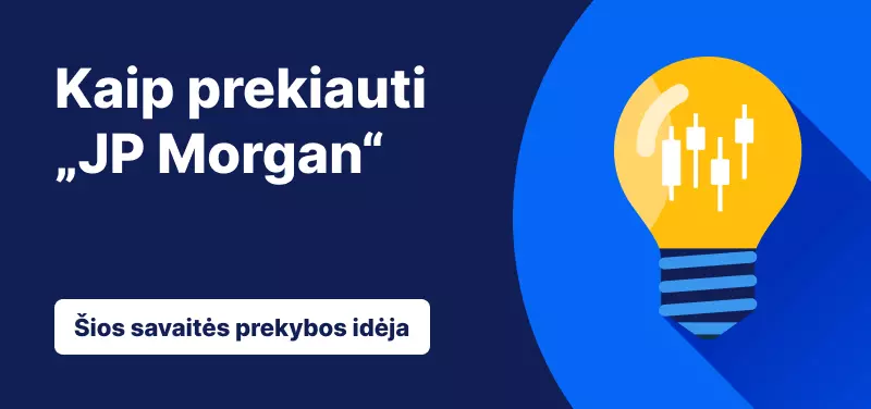 Kaip prekiauti „JP Morgan“, paskelbus antrojo ketvirčio rezultatus