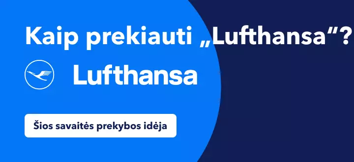 Kaip prekiauti „Lufthansa“ 19 % augimu dėl popandeminių kelionių 