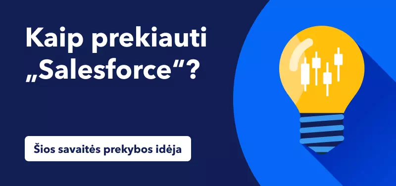 Prekyba „Salesforce“ 25 % augimu po paskelbtos finansinės ataskaitos