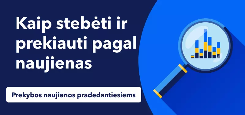 Kaip stebėti ir prekiauti pagal naujienų kategorijas 