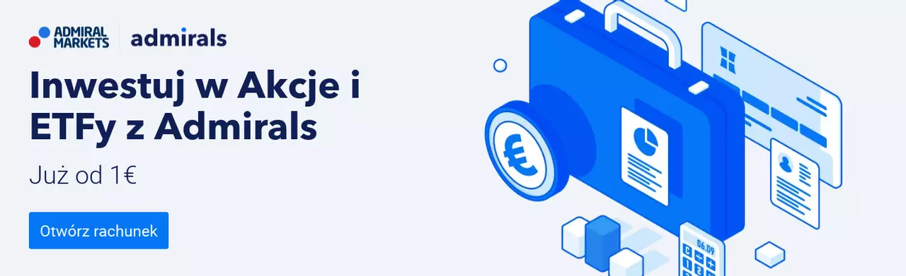 Kupuj Akcje i ETFy z Admirals