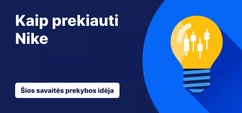 „Nike“ šios savaitės prekybos idėja