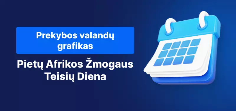 prekybos valandų grafikas, 2025 m. kovo 21 d.