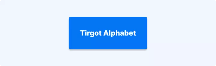 Tirgot Alphabet