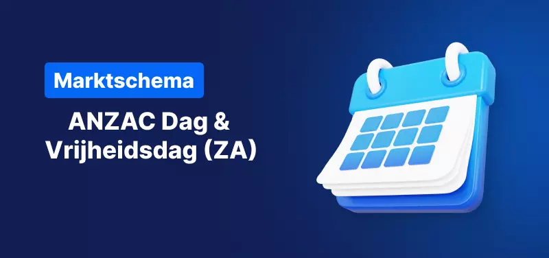 Marktschema ANZAC Dag en Vrijheidsdag Zuid-Afrika