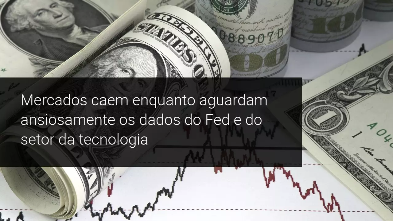 Mercados caem enquanto aguardam ansiosamente os dados do Fed e do setor da tecnologia - Admiral Markets