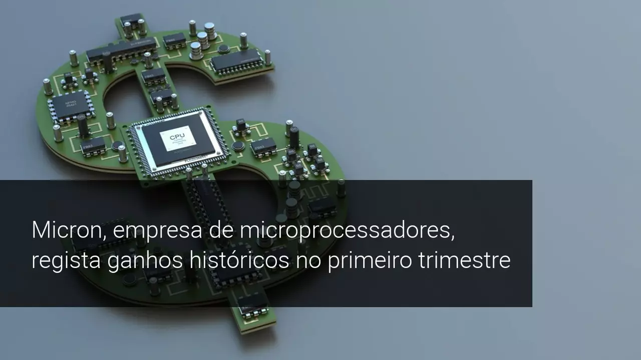 Micron, empresa de microprocessadores, regista ganhos históricos no primeiro trimestre - Admiral Maarkets