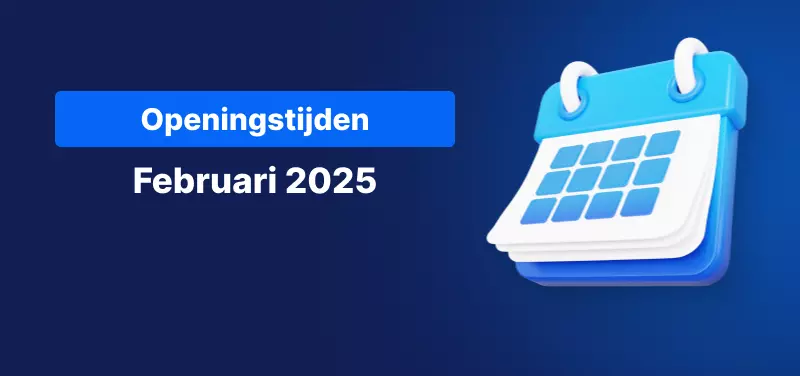 Openingstijden februari 2025