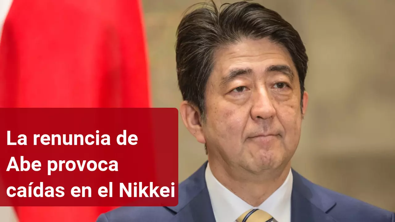 Caídas Nikkei por renuncia Abe