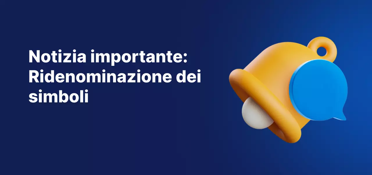Ridenominazione simboli trading