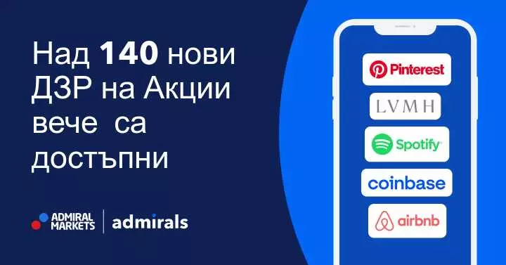 Над 140 нови ДЗР на Акции от Admirals!