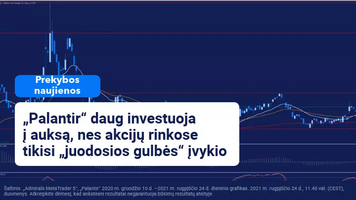 „Palantir Technologies“ perka aukso už 50,7 mln. JAV dolerių