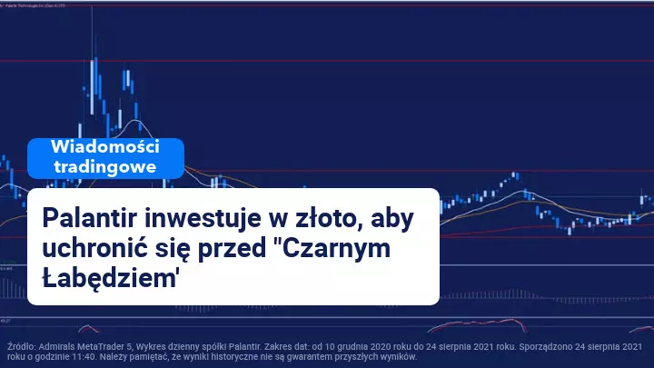 Palantir kupuje złoto