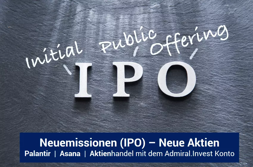 Palantir und Asana - IPO und Aktienhandel  bei Admiral Markets