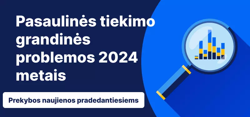 Pasaulinės tiekimo grandinės problemos 2024 metais