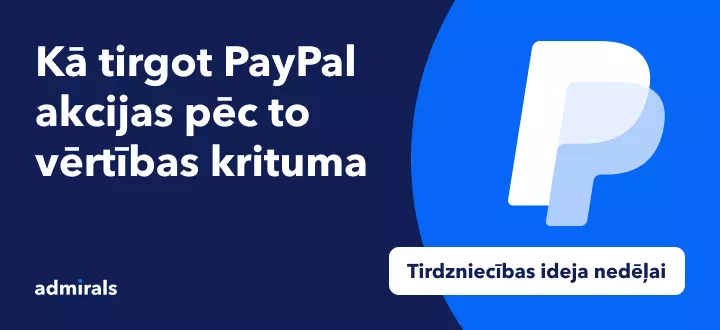 PayPal akciju tirdzniecība