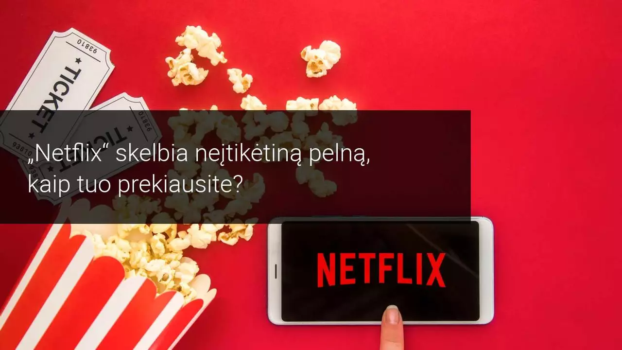 Pirmojo ketvirčio Netflix pajamos siekė 7,16 mlrd. JAV dolerių