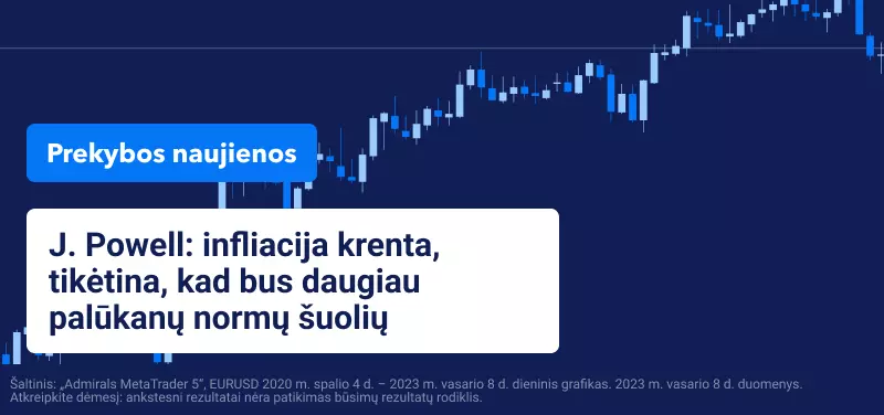 J. Powell: infliacija krenta, tikėtina, kad bus daugiau palūkanų normų šuolių
