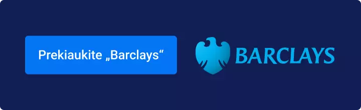 Pirkite „Barclays“ akcijas