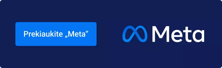 Pirkite „Meta“ akcijas