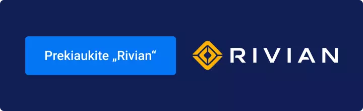 Prekiaukite „Rivian“ IPO