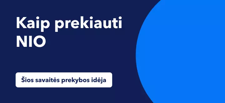 Prekyba NIO 100 % šuoliu dėl elektrinių transporto priemonių atsigaunančio populiarėjimo