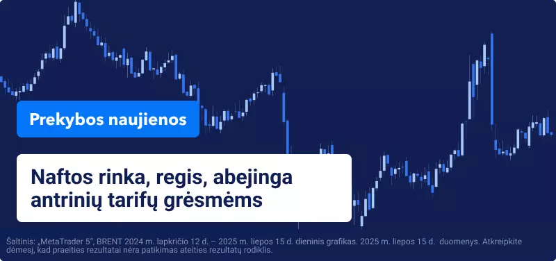SP 500 indeksas svyruoja netoli rekordinių aukštumų nepaisydamas muitų grėsmės