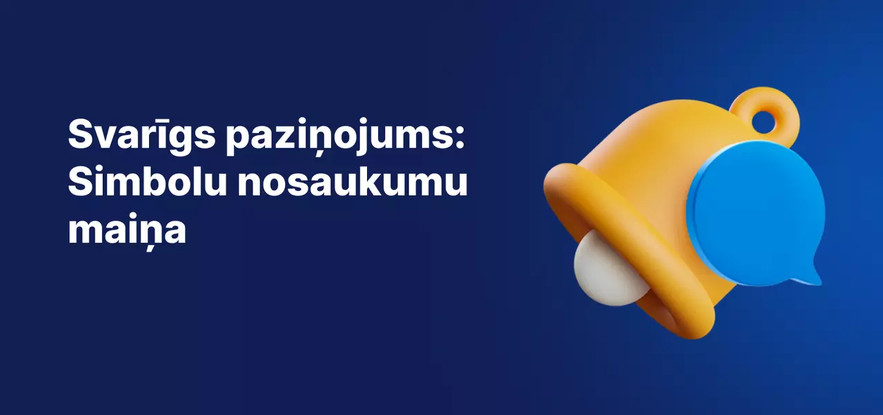 Tirdzniecības simbolu maiņa