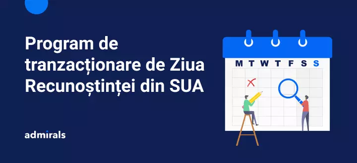 Program de tranzacționare de Ziua Recunoștinței din SUA