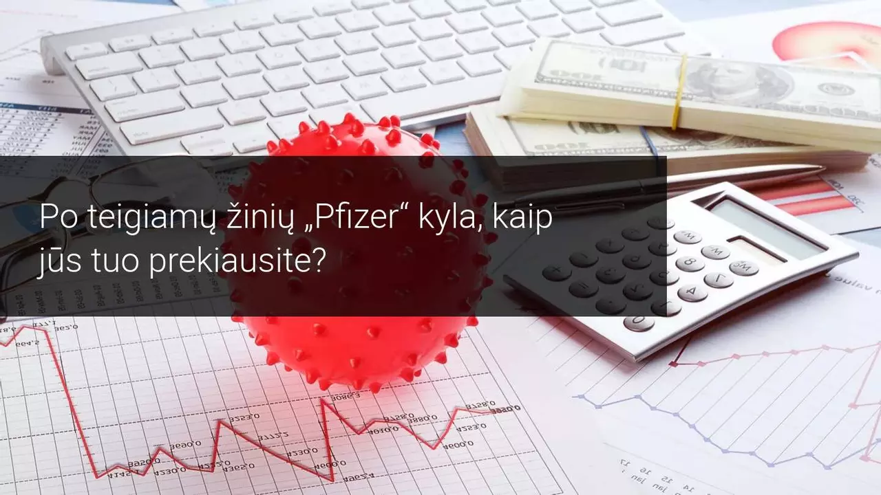 Puikus vakcinos nuo „Covid-19“ pardavimas yra stiprus „Pfizer“ stimulas