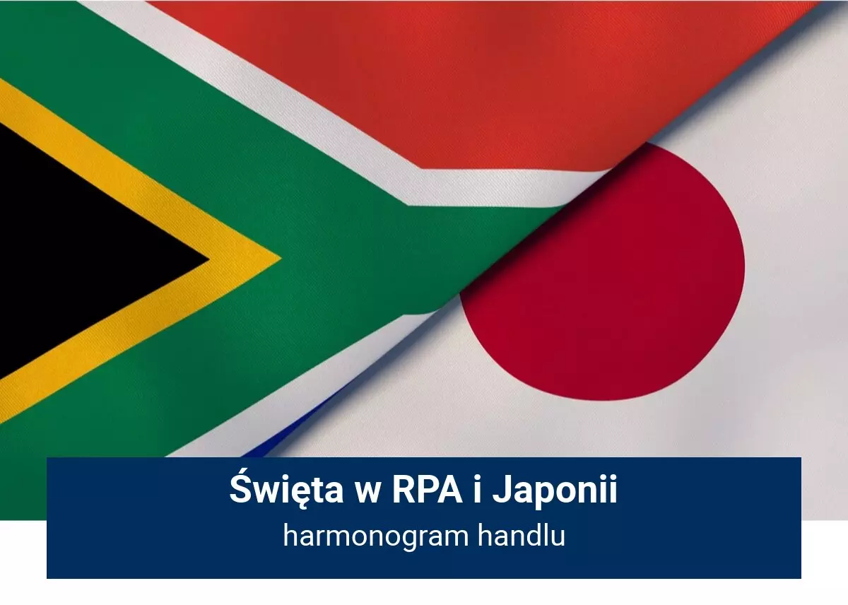 RPA i Japonia - święta, harmonogram handlu