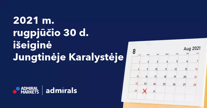 Rinkų prekybos tvarkaraščio pakeitimai dėl rugpjūčio 30 d. išeiginės JK