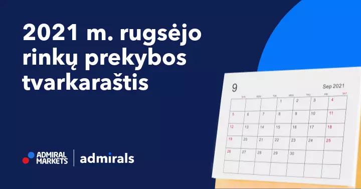 Rinkų prekybos tvarkaraštis 2021 metų rugsėjo mėnesiui