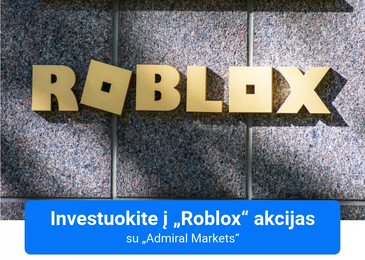 Investuokite į Roblox su Admiral Markets!