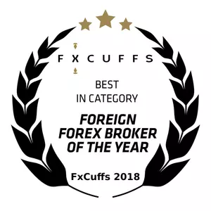 Forex-Broker des Jahres 2018 - FxCuffs Award für Admiral Markets