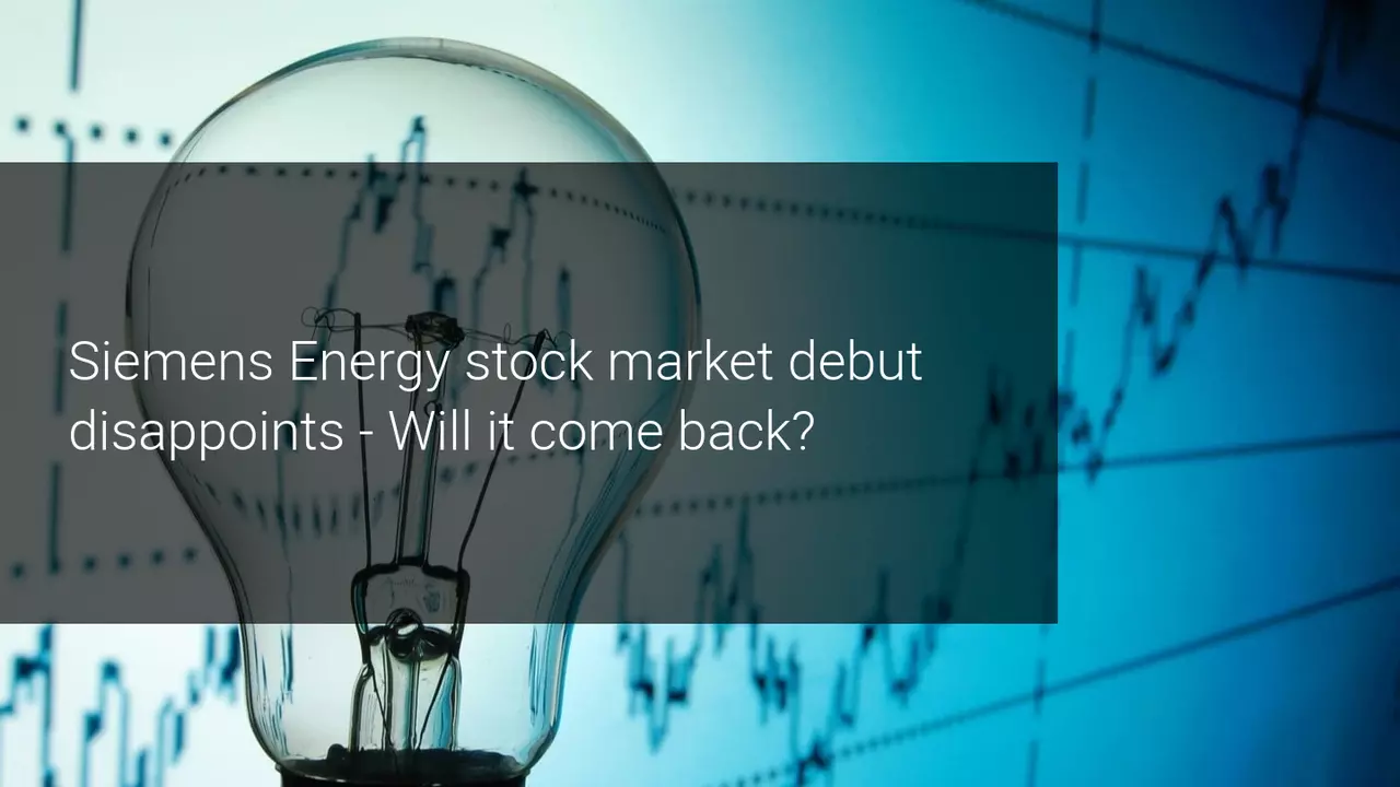 Siemens Energy Debuts Below Expectations