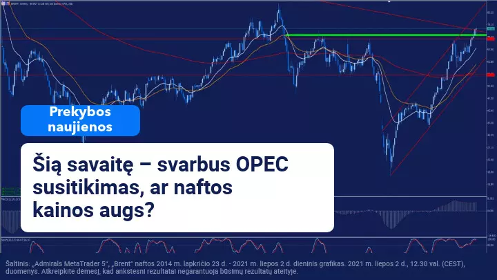 Šios savaitės OPEC susitikimas gali nustatyti kainos tendenciją trumpuoju laikotarpiu