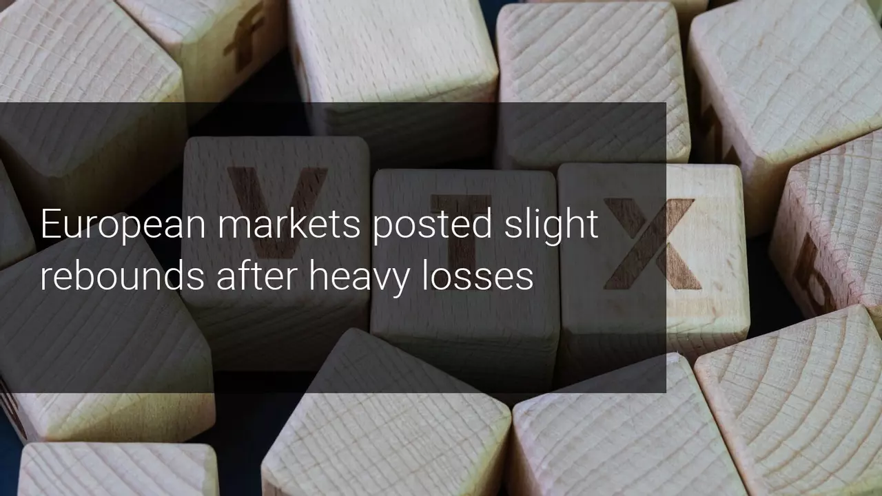 Slight rebound in European stocks awaiting the ECB