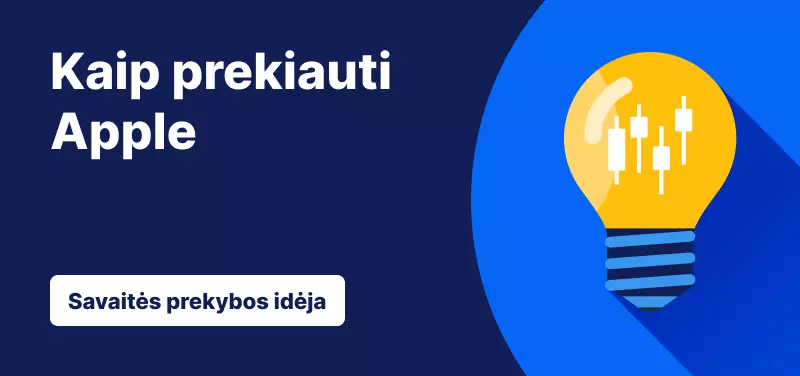 Savaitės prekybos idėja Apple