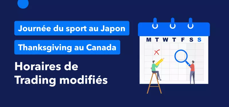 Calendrier des Horaires de Trading pour Thanksgiving (Canada) et la Journée Nationale des Sports (Japon)