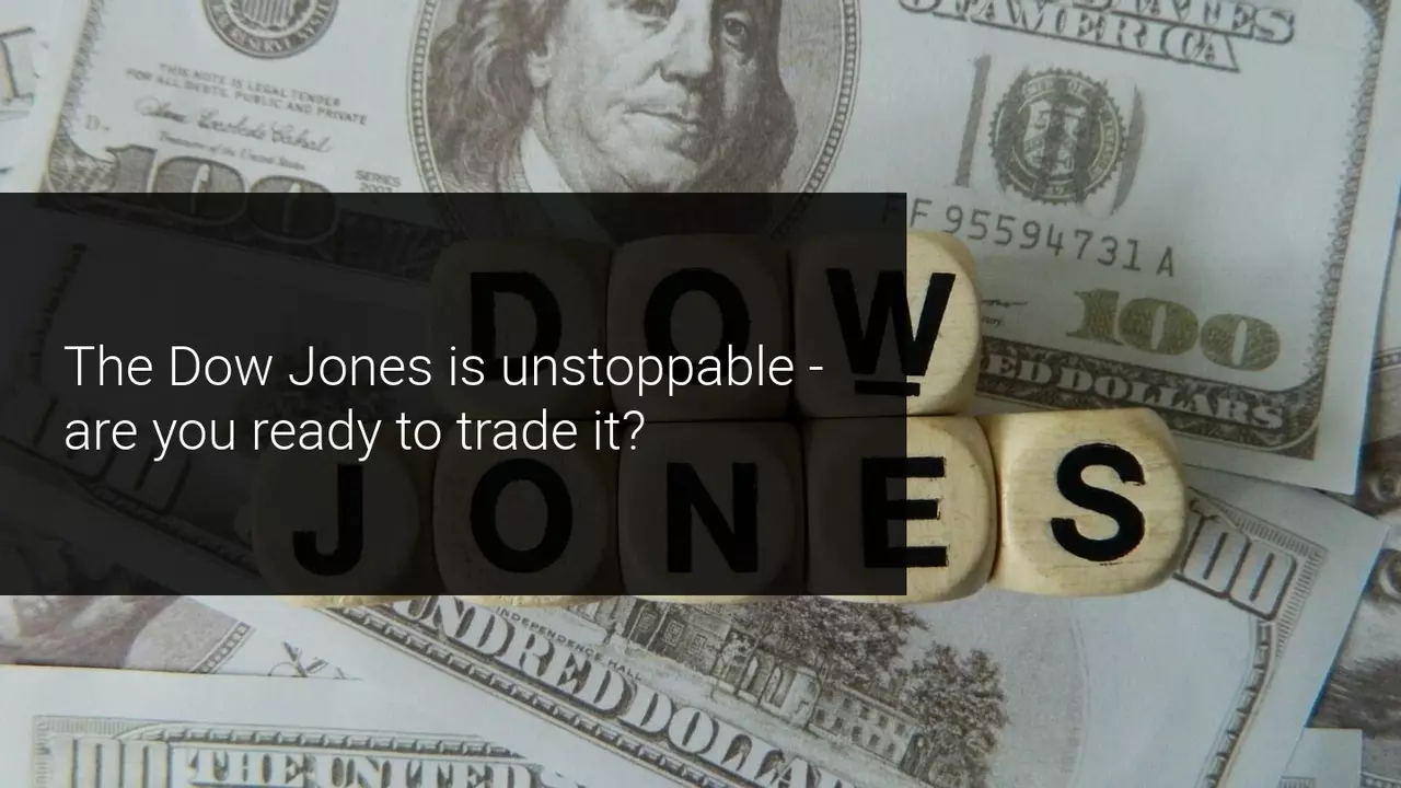 The Dow Jones, about to close its best month in more than three decades