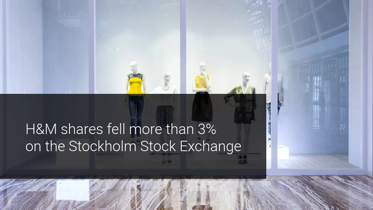 HM shares fall Stockholm exchange
