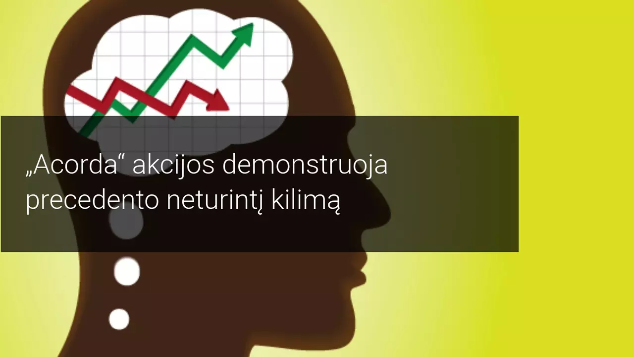 Praėjus vos savaitei po Acorda Therapeutics akcijų padalijimo, akcijos pakilo 44 procentus