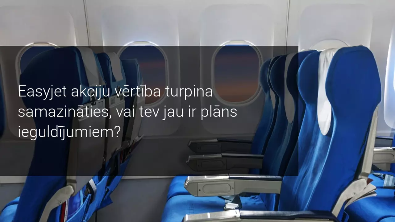 Easyjet prognozētie zaudējumi 2020. gadā tuvu 1 mld. eiro