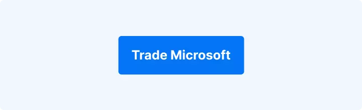 Blue button reading "Trade Microsoft".
